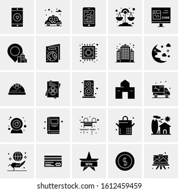 25 Universal Icons Vector illustration