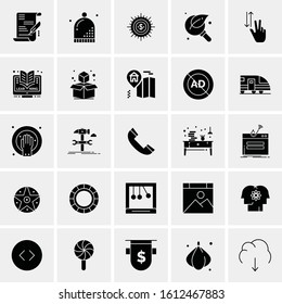 25 Universal Icons Vector illustration