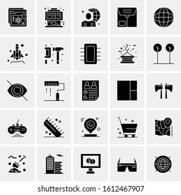 25 Universal Icons Vector illustration