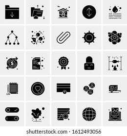 25 Universal Icons Vector illustration