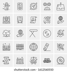 25 Universal Icons Vector illustration
