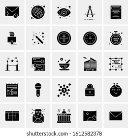 25 Universal Icons Vector illustration