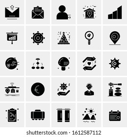 25 Universal Icons Vector illustration