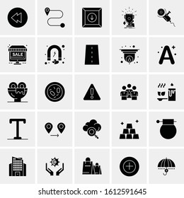 25 Universal Icons Vector illustration