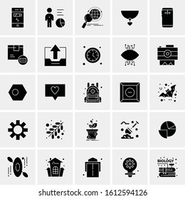 25 Universal Icons Vector illustration