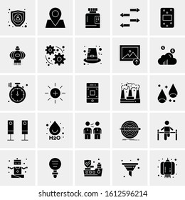 25 Universal Icons Vector illustration
