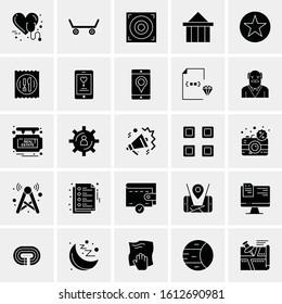 25 Universal Icons Vector illustration