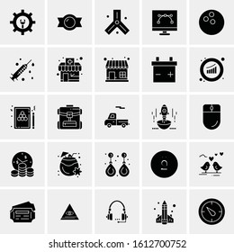 25 Universal Icons Vector illustration