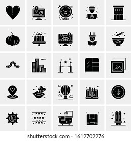 25 Universal Icons Vector illustration