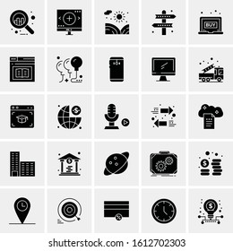25 Universal Icons Vector illustration