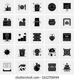 25 Universal Icons Vector illustration