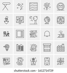 25 Universal Icons Vector illustration
