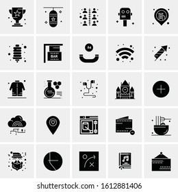 25 Universal Icons Vector illustration