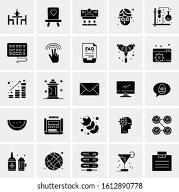25 Universal Icons Vector illustration