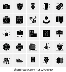25 Universal Icons Vector illustration
