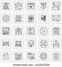 25 Universal Icons Vector illustration