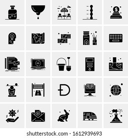 25 Universal Icons Vector illustration