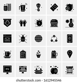 25 Universal Icons Vector illustration