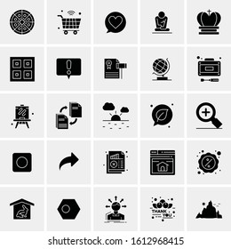 25 Universal Icons Vector illustration