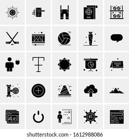 25 Universal Icons Vector illustration