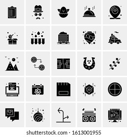25 Universal Icons Vector illustration