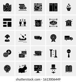 25 Universal Icons Vector illustration