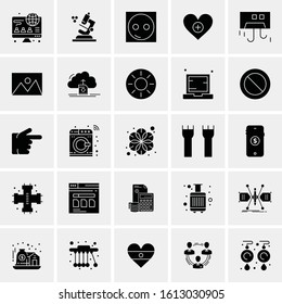 25 Universal Icons Vector illustration