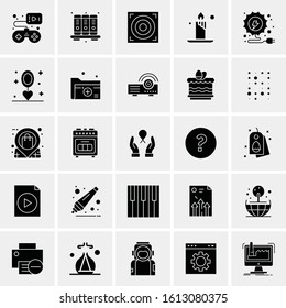 25 Universal Icons Vector illustration