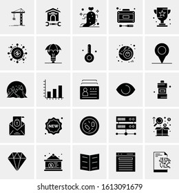 25 Universal Icons Vector illustration