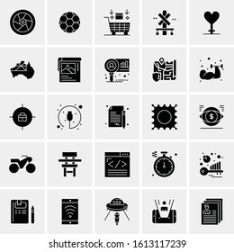 25 Universal Icons Vector illustration