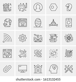 25 Universal Icons Vector illustration