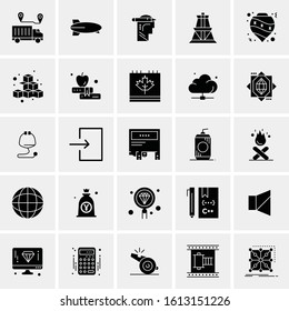25 Universal Icons Vector illustration