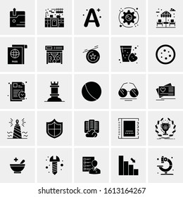 25 Universal Icons Vector illustration