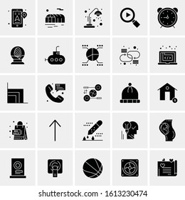 25 Universal Icons Vector illustration