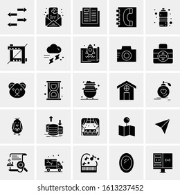 25 Universal Icons Vector illustration
