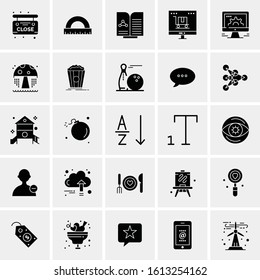 25 Universal Icons Vector illustration