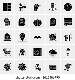 25 Universal Icons Vector illustration