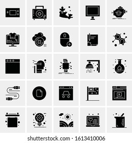 25 Universal Icons Vector illustration