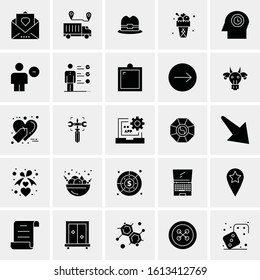 25 Universal Icons Vector illustration