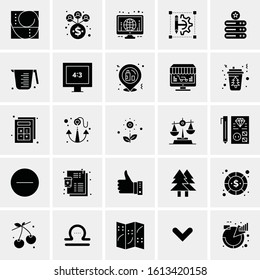 25 Universal Icons Vector illustration
