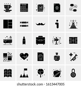 25 Universal Icons Vector illustration