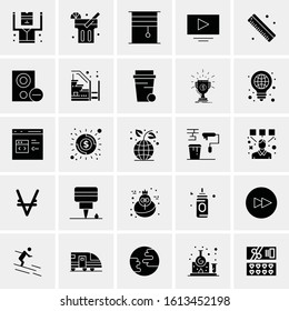 25 Universal Icons Vector illustration