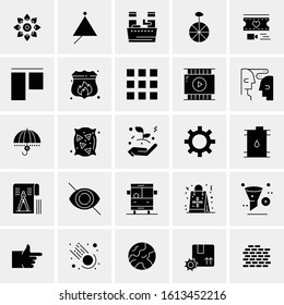 25 Universal Icons Vector illustration