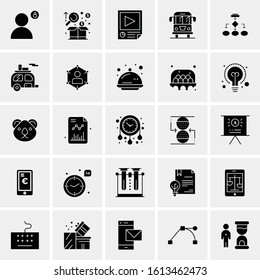 25 Universal Icons Vector illustration