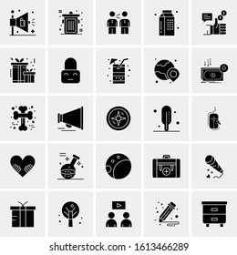 25 Universal Icons Vector illustration