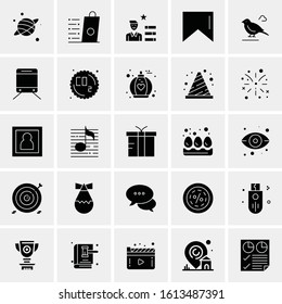 25 Universal Icons Vector illustration