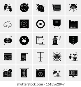 25 Universal Icons Vector illustration