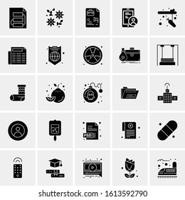25 Universal Icons Vector illustration