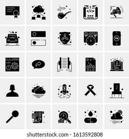 25 Universal Icons Vector illustration