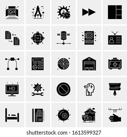 25 Universal Icons Vector illustration